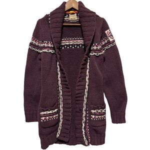 HELLY HANSEN Chunky Wool Nordic Après Ski Cardigan XL